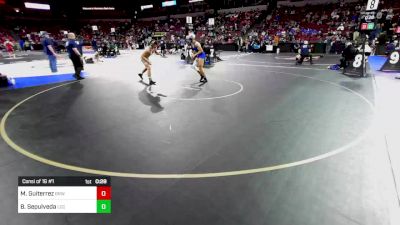 170 lbs Consi Of 16 #1 - Mathew Guiterrez, Brawley (SD) vs Brae Sepulveda, La Costa Canyon (SD)