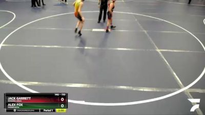 110 lbs Champ. Round 1 - Jack Garrett, Rogers Area vs Alex Fox, Minnesota