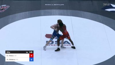 80 kg Round 1 - De'Alcapon Veazy, Legends Of Gold Wrestling vs Adam Waters, Steller Trained Wrestling