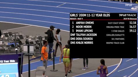 Youth Girls' 200m Usatf Club Competition , Finals 10 - Age 11-12