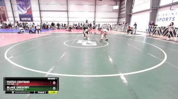 105 lbs Rd# 1 9:00am Friday - Mateo Centeno, Cali Red vs Blake Gregory, VA Team Predator
