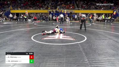 60 lbs Consi Of 16 #1 - Kason Mohney, Redbank Valley vs Wyatt Johnson, Fort LeBoeuf