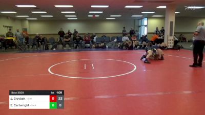 138 lbs Rr Rnd 2 - Jacob Grzybek, Steller Trained Hutt Clan HS vs Ethan Cartwright, All American HS