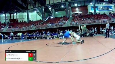 195 lbs Round 2 (8 Team) - Grant Schwerdtfeger, Lincoln East vs Alan Chairez, Garden City