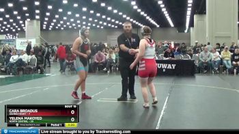 170 lbs Quarters & 1st Wb (16 Team) - Cara Broadus, Sacred Heart vs Yelena Makoyed, North Central