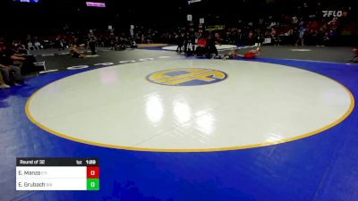 145 lbs Round Of 32 - Evan Manzo, Etiwanda (SS) vs Ethan Grubach, Birmingham (LA)