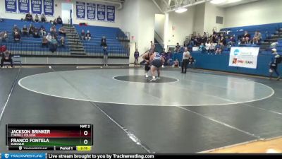 285 lbs Round 2 - Jackson Brinker, Cornell College vs Franco Fontela, Dubuque