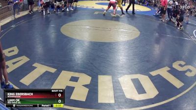 125 lbs Round 1 - King Ebersbach, Roughhouse vs Liam Ok, RED WAVE WC