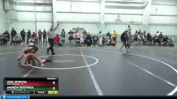 110 lbs Round 4 (8 Team) - Josh Spontak, Ohio Rampage vs Andrew Bostwick, PA Alliance Blue
