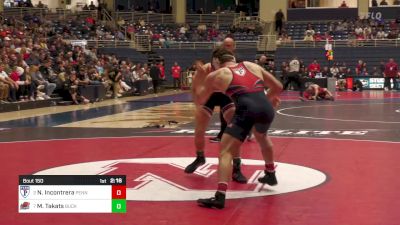 174 lbs Quarterfinal - Nick Incontrera, Pennsylvania vs Myles Takats, Bucknell