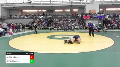 182 lbs Final - Joshua Nieroda, Suffield/Windsor Locks vs Charles Weidman, Xavier