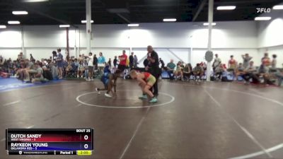 114 lbs 4th Wrestleback (16 Team) - Dutch Sandy, West Virginia vs Raykeon Young, Oklahoma Red