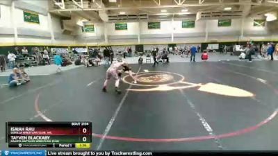 105 lbs Champ. Round 1 - Tayven Blackaby, DAKOTA RATTLERS WRESTLING CLUB vs Isaiah Rau, Gorilla Wrestling Club, Inc.