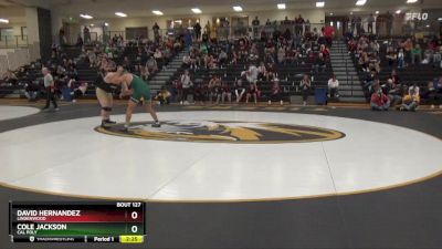 285 lbs Cons. Round 3 - David Hernandez, Lindenwood vs Cole Jackson, Cal Poly