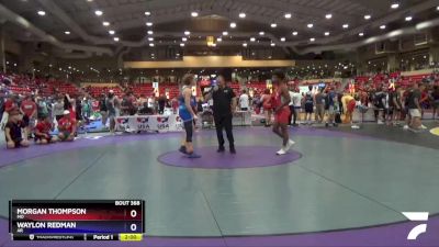 160 lbs Cons. Round 1 - Morgan Thompson, MO vs Waylon Redman, AR