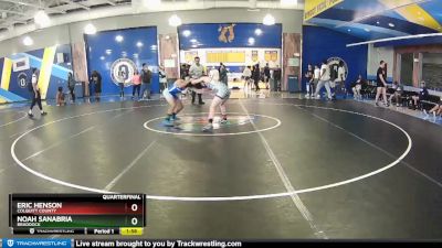 132 Gold Quarterfinal - Eric Henson, Colquitt County vs Noah Sanabria, Braddock