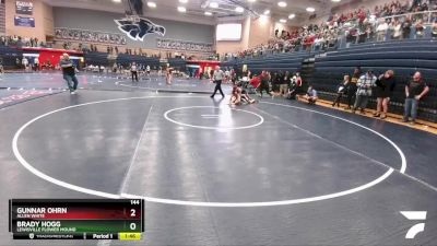 144 lbs Cons. Quarter - Brady Hogg, Lewisville Flower Mound vs Gunnar Ohrn, Allen White