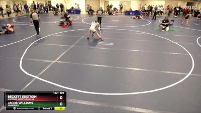 106 lbs Semifinal - Beckett Edstrom, Hastings Wrestling Club vs Jacob Williams, Minnesota