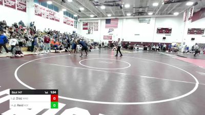 285 lbs Round Of 16 - Jaycee Diaz, Windham vs Justin Reid, Notre Dame-Fairfield