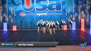 Notre Dame [2019 Large Varsity Song/Pom Novice (12-24) Day 2] 2019 USA Spirit Nationals