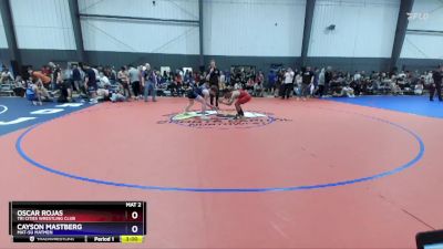 144 lbs Quarterfinal - Oscar Rojas, Tri Cities Wrestling Club vs Cayson Mastberg, Mat-Su Matmen