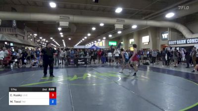 57 kg Cons 64 #2 - Cael Kusky, Level Up Wrestling Center vs Marco Tocci, Tar Heel Wrestling Club