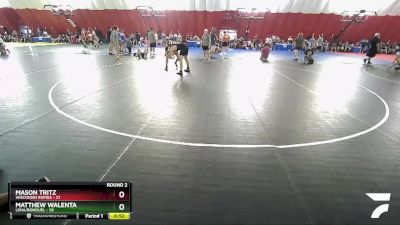 155-155 lbs Round 2 - Mason Tritz, Wisconsin Rapids vs Matthew Walenta, Lena/Bonduel