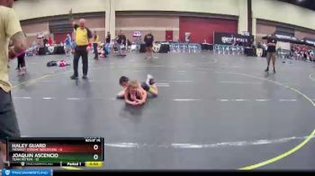 56 lbs Round 5 (6 Team) - Joaquin Ascencio, Team Mitten vs Haley Guard, Midwest Xtreme Wrestling