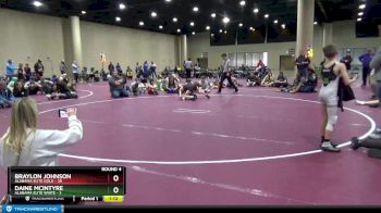 80 lbs Round 4 (6 Team) - Braylon Johnson, Alabama Elite Gold vs Daine McIntyre, Alabama Elite White