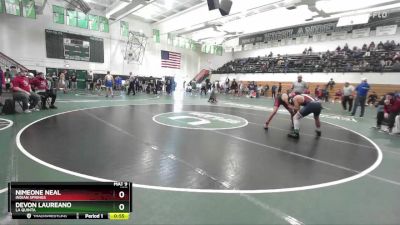 157 lbs Cons. Round 6 - Nimeone Neal, Indian Springs vs Devon Laureano, La Quinta