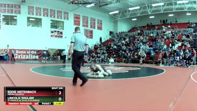 190 lbs Championship Bracket - Eddie Neitenbach, Medina Buckeye vs Lincoln Shulaw, St Francis De Sales (Columbus)