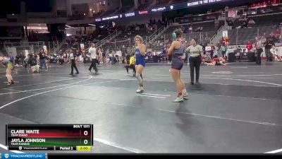 144 lbs Cons. Round 3 - Jayla Johnson, Team Kansas vs Clare Waite, Team Idaho