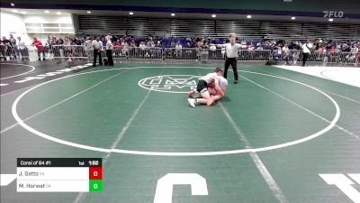 138 lbs Consi Of 64 #1 - Jesse Gatto, VA vs Mason Horwat, PA