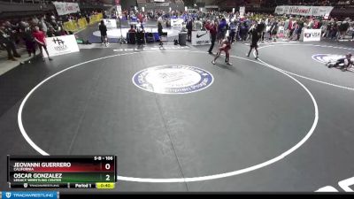 106 lbs Champ. Round 2 - Jeovanni Guerrero, California vs Oscar Gonzalez, Legacy Wrestling Center