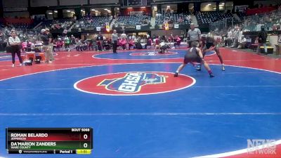 5A-120 lbs Quarterfinal - Da`Marion Zanders, Ware County vs Roman Belardo, Jefferson