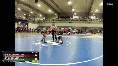 115 lbs Semifinal - Rylan Burnett, Lathrop Youth Wrestling Club vs Denzel Washington, Terminator Wrestling Academy