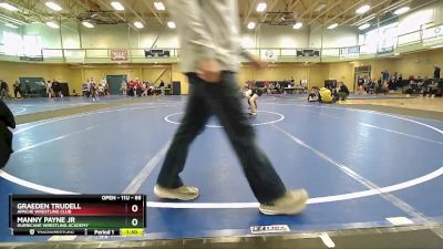 85 lbs Round 1 - Manny Payne Jr, Hurricane Wrestling Academy vs Graeden Trudell, Apache Wrestling Club