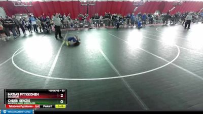 53 lbs 1st Place Match - Matias Pyykkonen, Wisconsin vs Caden Senzig, LaCrosse Area Wrestlers