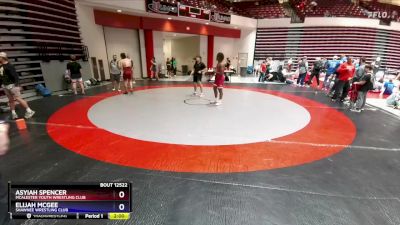 215 lbs Semifinal - Elijah McGee, Shawnee Wrestling Club vs ASyiah Spencer, McAlester Youth Wrestling Club