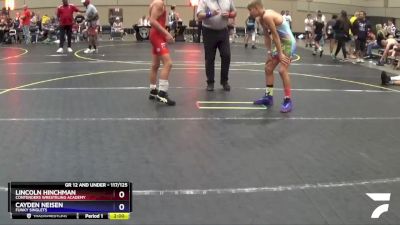 117/125 Round 1 - Lincoln Hinchman, Contenders Wresteling Academy vs Cayden Neisen, Funky Singlets