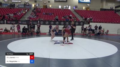 145 lbs 7th Place - Delarie Juarez, Brawley Wrestling Academy vs Audrey Rogotzke, Stillwater Area Wrestling