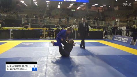 AMBERLILY CHARLOTTE EL MOUMNI BE vs OLIVIA RAE BEESKAU 2024 Pan Jiu Jitsu IBJJF Championship