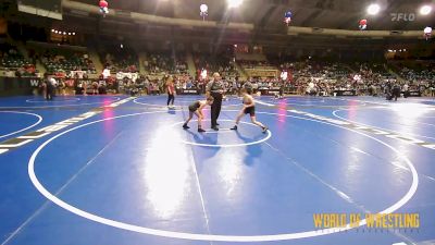 100 lbs Consi Of 8 #2 - Sebastion Watkins, Vian Wrestling Club vs Jaxson Bowman, GGB Ohio