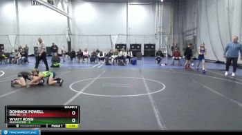 92 lbs Round 2 (6 Team) - Dominick Powell, River WC vs Wyatt Rossi, Headhunters