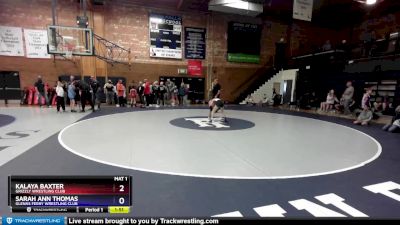 65/70 Round 5 - Kalaya Baxter, Grizzly Wrestling Club vs Sarah Ann Thomas, Glenns Ferry Wrestling Club