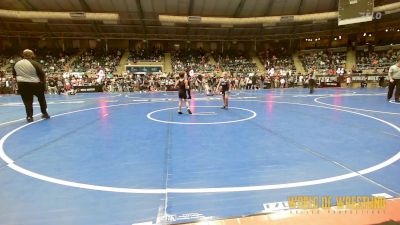 58 lbs Consi Of 32 #2 - Keo Andrist, ReZults Wrestling vs Rhett Ray, Ogden's Outlaws Wrestling Club