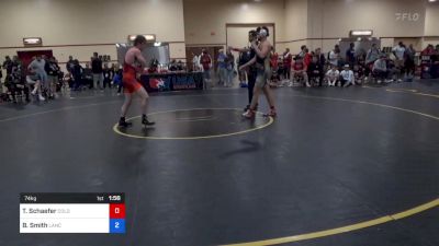 74 kg Cons 32 #1 - Tyren Schaefer, Colorado vs Benjamin Smith, Lancaster Alliance Wrestling Club (LAW)