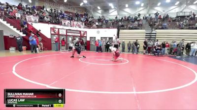 113 lbs Cons. Round 4 - Sullivan Mahar, Carmel USA Wrestling Club vs Lucas Law, Spartans