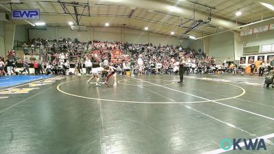 82 lbs Rr Rnd 3 - Caitlyn Staggers, Skiatook Youth Wrestling vs Charlotte Booth, Sperry Wrestling Club