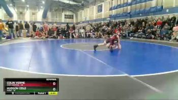 110 lbs Semis (4 Team) - Colin Verme, East Central vs Hudson Odle, Penn